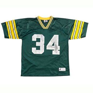 Vintage Logo Athletic Edgar Bennett Green Bay Packers NFL Jersey #34 Size L
